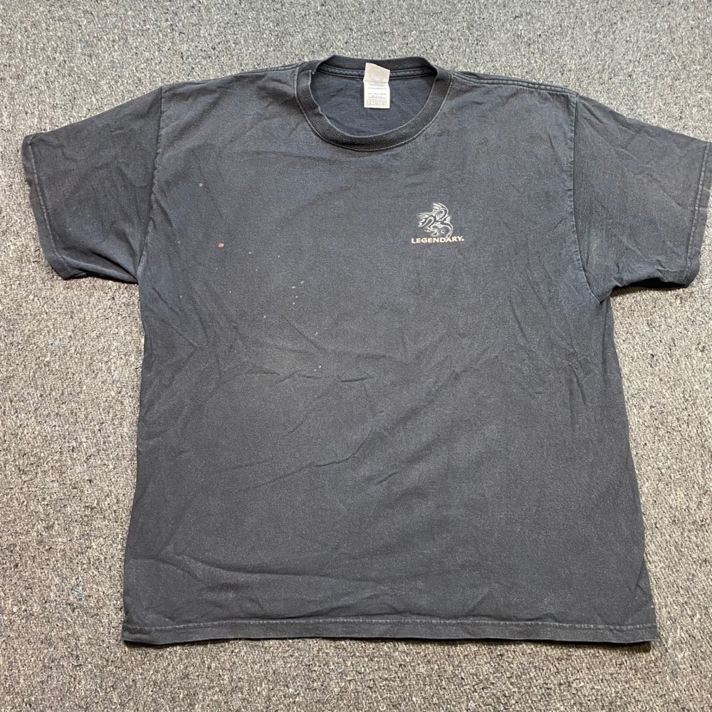 Legendary Whitetails TShirt Sz XL Mens Black Funny Hunting Graphic Distressed